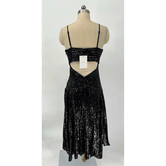 NWT A.L.C. Lou Sequined Keyhole Midi-Dress Black 
Sz 6 $795
$795 - Picture 14 of 17